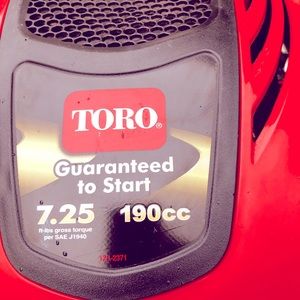 Toro Lawn Mower Excellent item I love